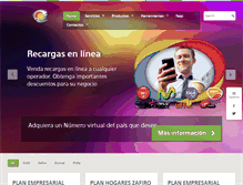 Tablet Screenshot of pegatehablar.com
